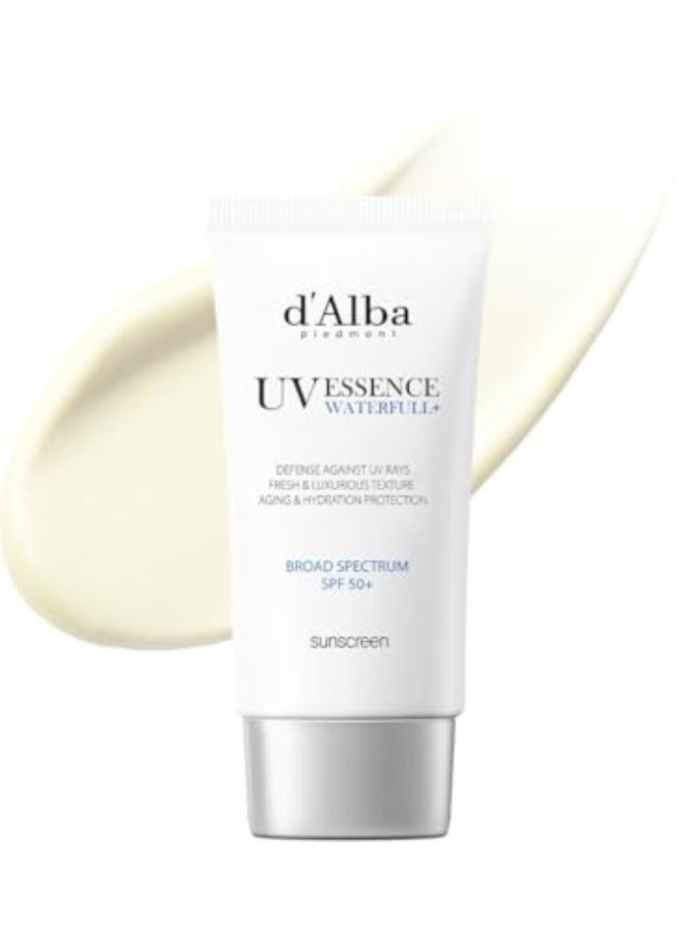 MSRP $28 - d’Alba UV Essence Waterfull+ Sunscreen SPF 50+ – 1.69 fl oz / 50 ml –